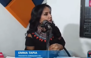 ENMA TAPIA RENUNCIARÁ A LA CORTE NACIONAL DE JUSTICIA