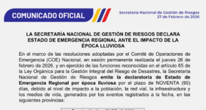 COE declara emergencia en ocho provincias por impacto de época lluviosa