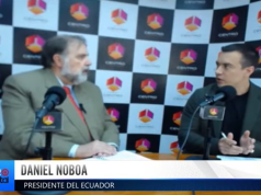 Noboa justifica tasa de seguridad a Colombia con reducción de asesinatos en frontera