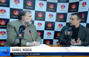 Noboa justifica tasa de seguridad a Colombia con reducción de asesinatos en frontera