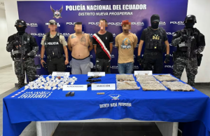 Capturan a cabecilla de facción de Los Choneros en centro de acopio de armas en Guayaquil