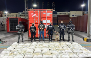 Incautan en Posorja 1,34 toneladas de droga que tenía como destino final Egipto