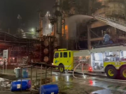 Controlan incendio en Refinería Esmeraldas: suspenden operaciones de forma preventiva