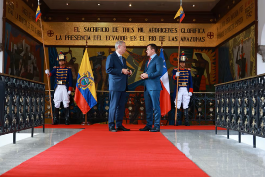 Noboa asistirá a investidura presidencial de José Antonio Kast en Chile